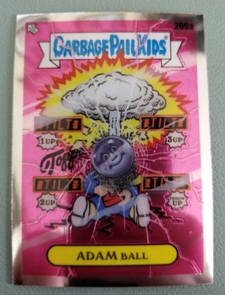 Garbage Pail Kids Chrome Series 5 - Adam Ball #209a NM