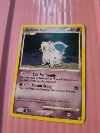 Nidoran Pokemon Card