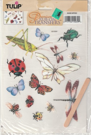 Rub On Transfers: Butterflies & Bugs