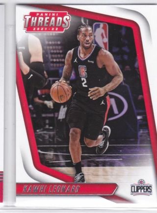 Kawhi Leonard 2021-22 Panini Chronicles Threads Los Angeles Clippers