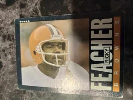 Ricky Feacher 1985 Topps Cleveland Browns