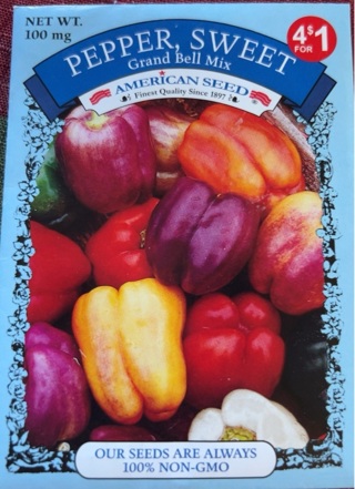 American Seed Colored Sweet Pepper Seeds