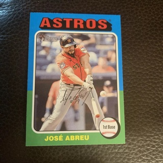 2024 Topps Heritage #220 Jose Abreu - Houston Astros