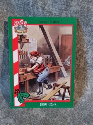 Santa Around The World Trading Card # 4