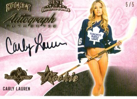 Best of Benchwarmer Carly Lauren Rookie Autograph 5/5