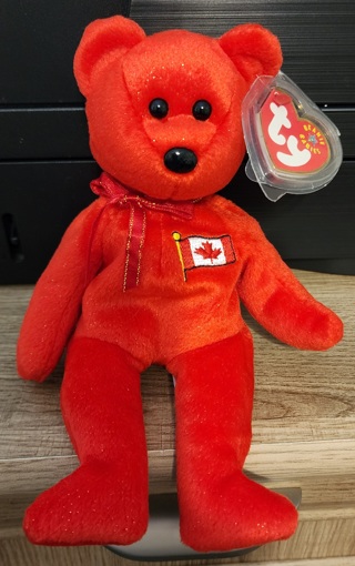 NEW - TY Beanie Baby Bear - "Pierre"