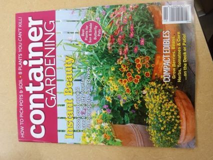 Brand new Container Gardening Magazine