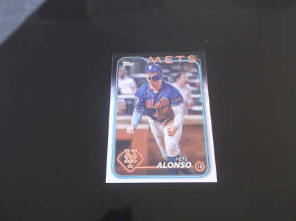 2024 Topps Series 1  Pete Alonso  card  #   20   New York Mets