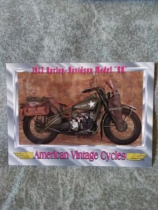 American Vintage Cycles Trading Card # 4