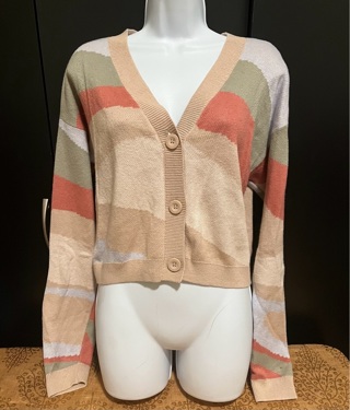 Hollister Button Up Sweater Size Medium