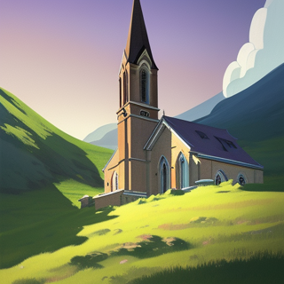 Listia Digital Collectible: Country Church