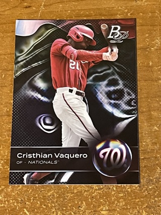 2023 Bowman Platinum - Top Prospect Rookie Card - CRISTHIAN VAQUERO - #TOP-3