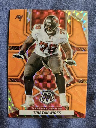 2022 Panini Mosaic Reactive Orange Tristan Wirfs