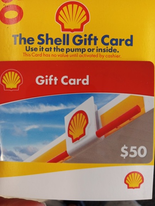 Shell gas card 50