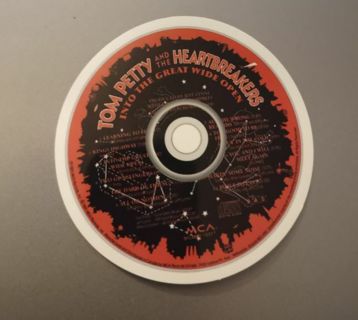 Tom Petty and the Heartbreakers into the Great wide Open LP laptop sticker