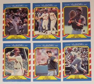 1987 Fleer Limited Edition Baseball Superstars 44-Card Boxed Set - Brand New & Unopened 