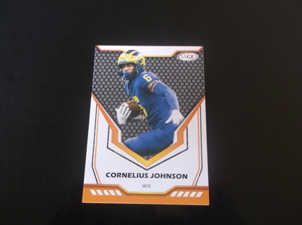 2024 Sage High Series Cornelius Johnson card   # 178   Michigan