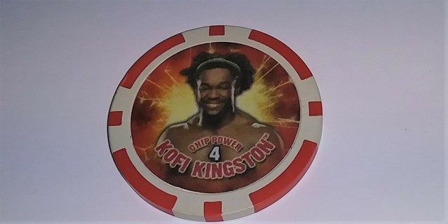 WWE Wrestling Poker Chip 2009 Topps Chip  KOFI KINGSTON