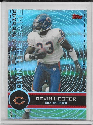 Devin Hester 2007 Topps Own the Game #OTG-DH