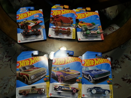 6 New Hot Wheels