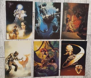 6 Borris Vallejo 1992 Fantasy Cards