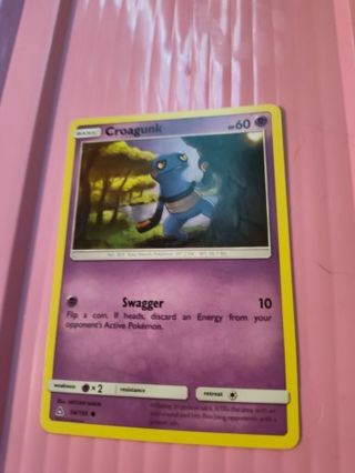 Croagunk Pokemon Card