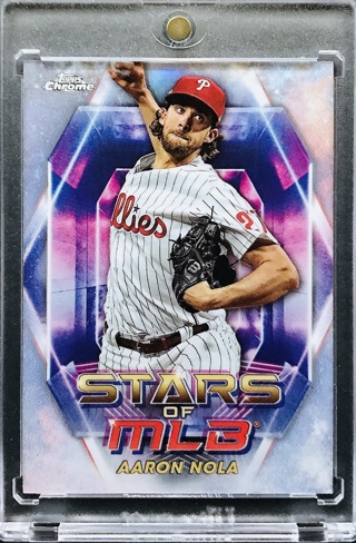 Aaron Nola - 2023 Topps Stars of MLB Chrome #SMLBC-86 - Philadelphia Phillies [AA169]