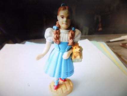 Vintage 1987 Dorothy and Toto figurine ornament from Wizard of Oz