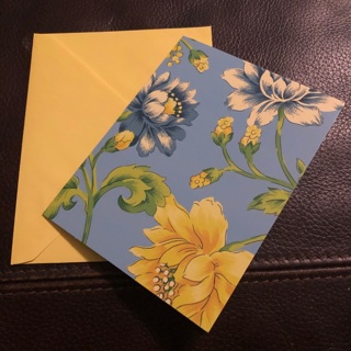 Blank Inside Card w/Envelope