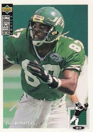 Tradingcard - 1994 Collector's Choice #124 - Chris Burkett - New York Jets