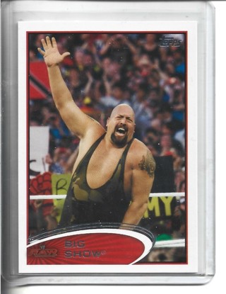 2012 Topps WWF/WWE The Big Show #37 