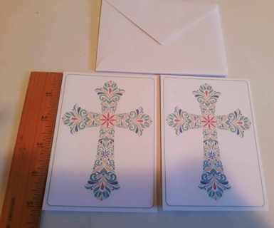 2 Cross Notecards (with Envelopes)