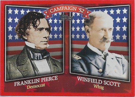 2008 Topps Historical Campaign Match-Ups #1852 Franklin Pierce/Winfield Scott