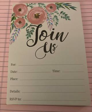 Join Us Invitation Cards (Set of 25) 