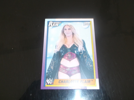 wwe  2021 Topps Heritage    divas   CHARLOTTE FLAIR  card  #  8