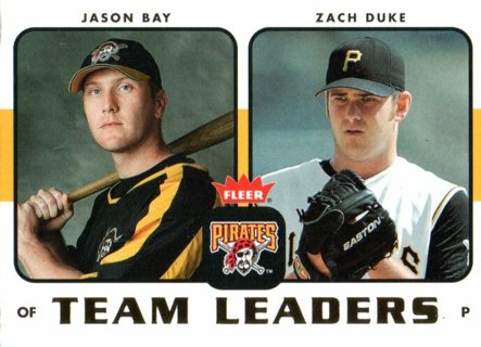 2006 Fleer Team Leaders Jason Bay Zach Duke