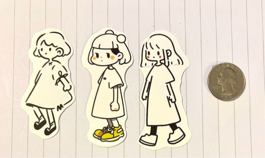 3 pc stickers