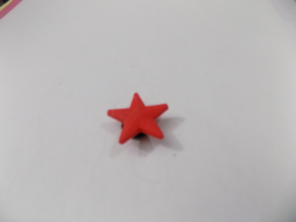 Croc shoe charm red star