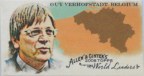  2008 Topps Allen and Ginter Mini World Leaders #WL3 Guy Verhofstadt