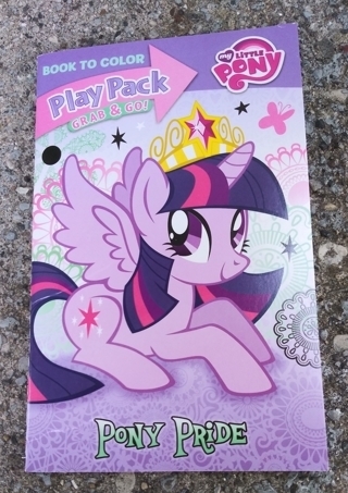 MY LITTLE PONY SMALL COLORING BOOK WITH STICKERS USE YOUR OWN CRAYONS STYLE 1