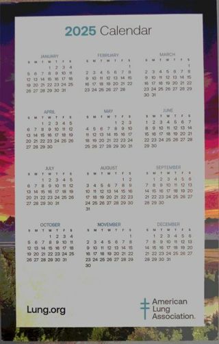 2025 Calendar