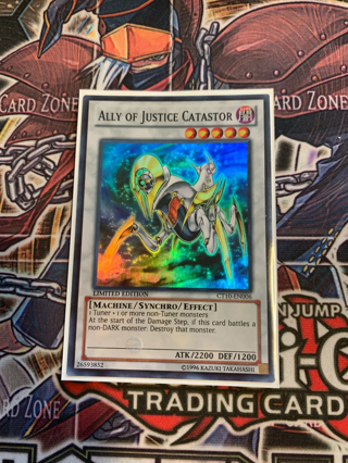Ally of Justice Catastor - CT10-EN006 - Super Rare Yu-Gi-Oh! Promo Cards