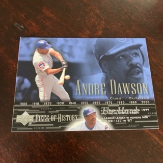 2002 Upper Deck Piece Of History - [Base] #56 Andre Dawson