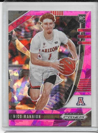 Nico Mannion 2020-21 Prizm DRaft Prizms Pink Ice #58