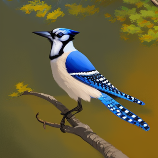 Listia Digital Collectible: Resting Blue Jay 1 of 1