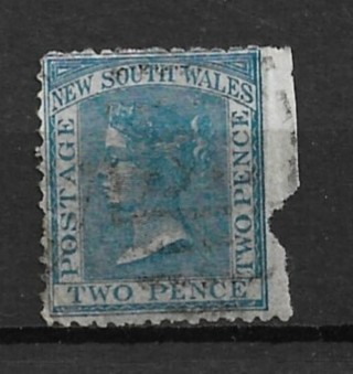1871 New south Wales Sc53 2p Queen Victoria used WM54