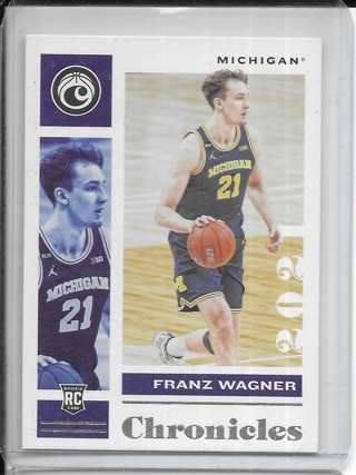 Franz Wagner 2021-22 Chronicles Draft #9 Rookie Card