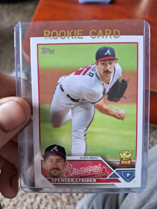 Spencer Strider rc Atlanta Braves 