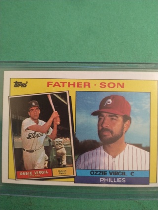 father son baseaball card free shipping