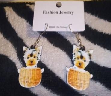 Brand New- Yorkshire Terrier Earrings